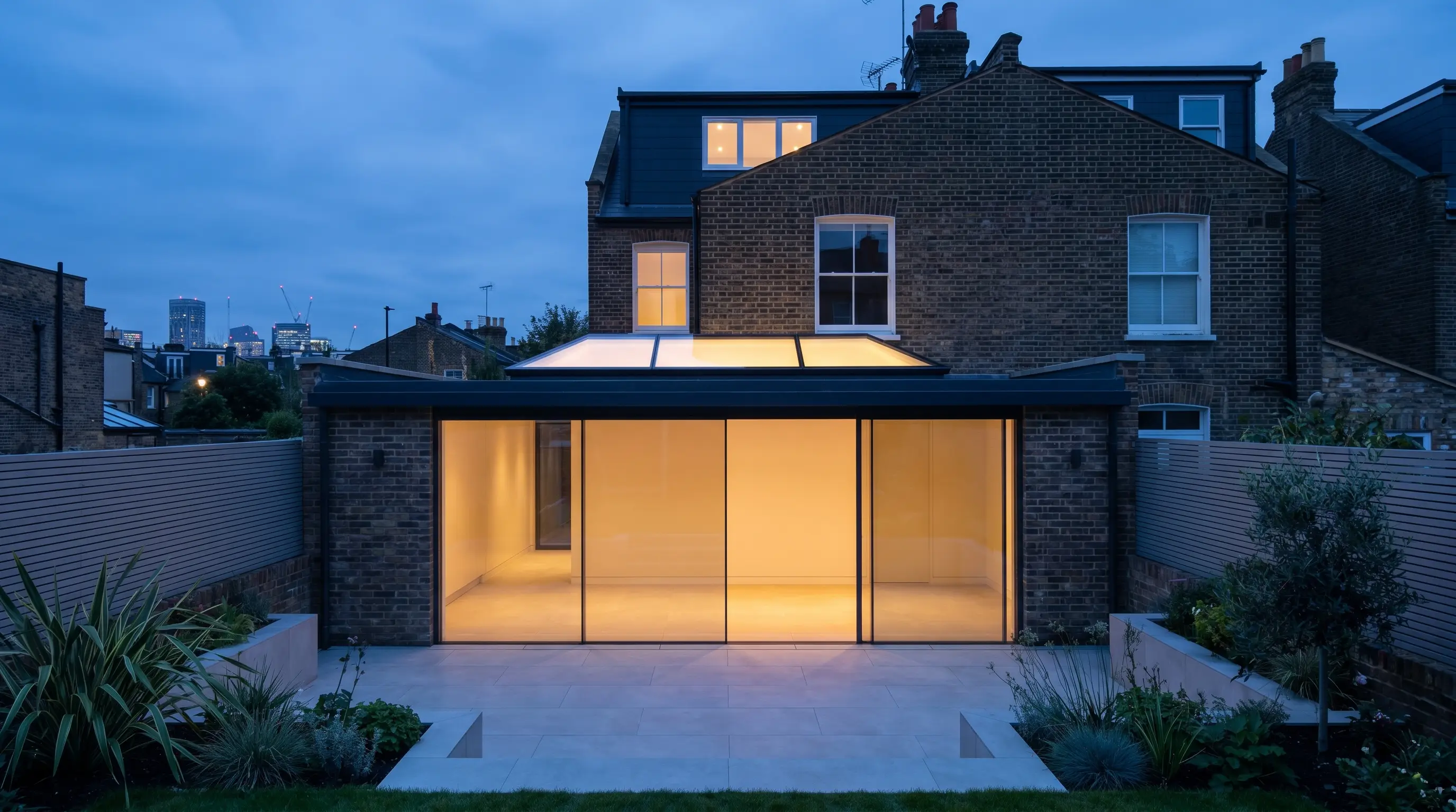Completed extension delivered under project management — illustrative